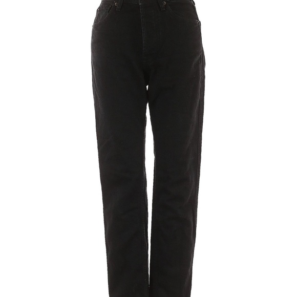 Sezane Black Women's Jeans - Straight Leg - Picture 2 of 2